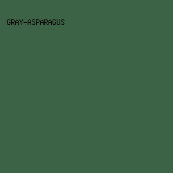 3d6347 - Gray-Asparagus color image preview