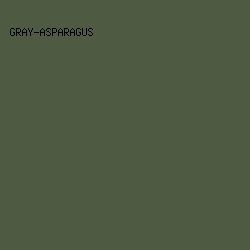 4E5A42 - Gray-Asparagus color image preview