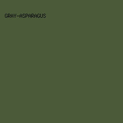 4b5a39 - Gray-Asparagus color image preview