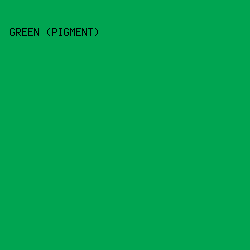 00a551 - Green (Pigment) color image preview