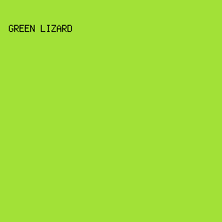 A2E137 - Green Lizard color image preview