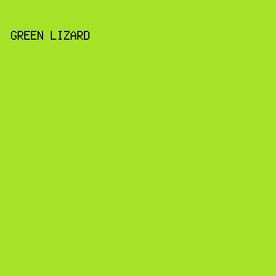 A6E227 - Green Lizard color image preview