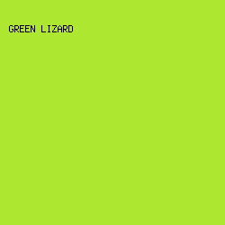 ADE72F - Green Lizard color image preview