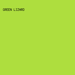 AEDE3E - Green Lizard color image preview