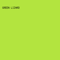B3E43F - Green Lizard color image preview