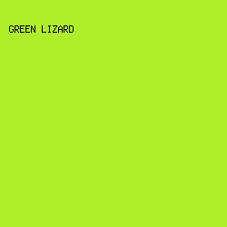 b0ee2a - Green Lizard color image preview