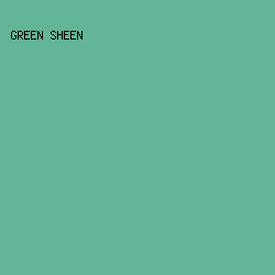 63b598 - Green Sheen color image preview