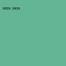 64b496 - Green Sheen color image preview