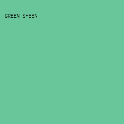 69C69A - Green Sheen color image preview