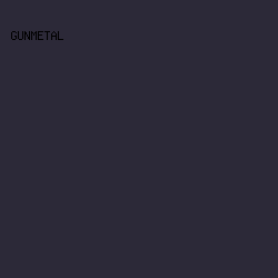 2C2938 - Gunmetal color image preview