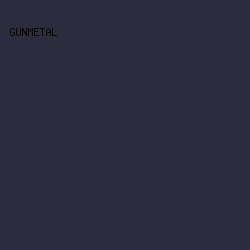 2C2C3E - Gunmetal color image preview