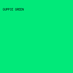 01e979 - Guppie Green color image preview