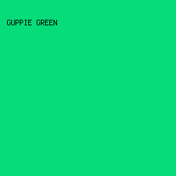 06DC79 - Guppie Green color image preview