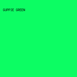 0CFD63 - Guppie Green color image preview