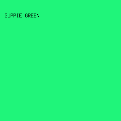 1FF57A - Guppie Green color image preview