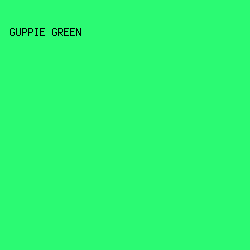 2BFA73 - Guppie Green color image preview