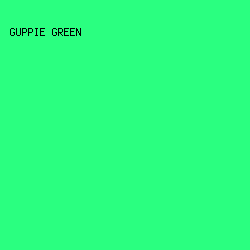 2aff80 - Guppie Green color image preview
