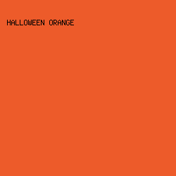 ED5B2A - Halloween Orange color image preview