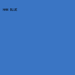 3A75C4 - Han Blue color image preview