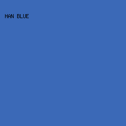 3B69B7 - Han Blue color image preview