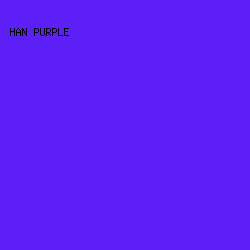 5C1FF8 - Han Purple color image preview
