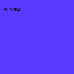 5C39FF - Han Purple color image preview