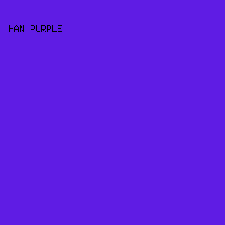 5F1CE4 - Han Purple color image preview