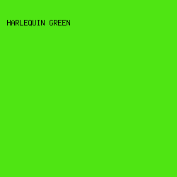4fe513 - Harlequin Green color image preview