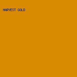 D88A00 - Harvest Gold color image preview