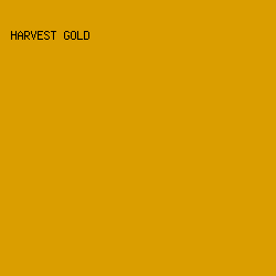 DA9E00 - Harvest Gold color image preview