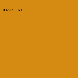 d58a12 - Harvest Gold color image preview