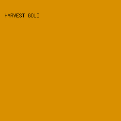 d99000 - Harvest Gold color image preview