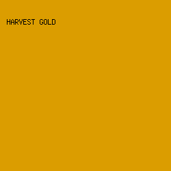 db9d00 - Harvest Gold color image preview
