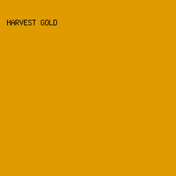 e09b00 - Harvest Gold color image preview