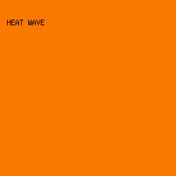 fb7900 - Heat Wave color image preview