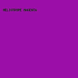 9D0EA9 - Heliotrope Magenta color image preview