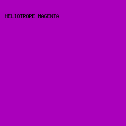 AA00BB - Heliotrope Magenta color image preview
