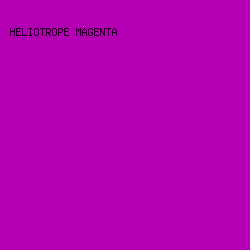 b300b3 - Heliotrope Magenta color image preview
