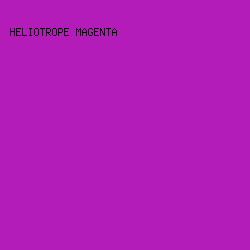 b41cb9 - Heliotrope Magenta color image preview