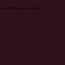 2f111e - Hershey's Dark Chocolate color image preview