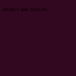 31081f - Hershey's Dark Chocolate color image preview