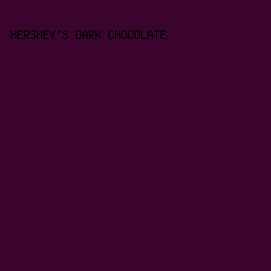 38042E - Hershey's Dark Chocolate color image preview