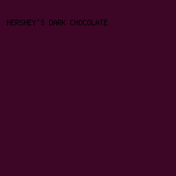 3D0626 - Hershey's Dark Chocolate color image preview