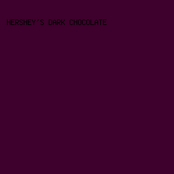 3E002C - Hershey's Dark Chocolate color image preview