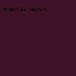 3e1327 - Hershey's Dark Chocolate color image preview