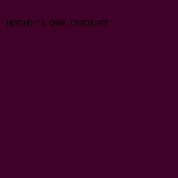 400128 - Hershey's Dark Chocolate color image preview