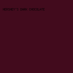 420B1D - Hershey's Dark Chocolate color image preview