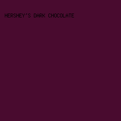 490b2f - Hershey's Dark Chocolate color image preview