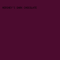 4C0B2F - Hershey's Dark Chocolate color image preview