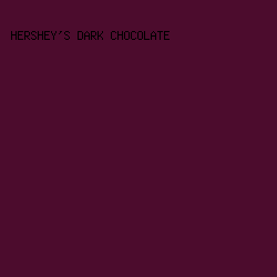 4c0c2d - Hershey's Dark Chocolate color image preview